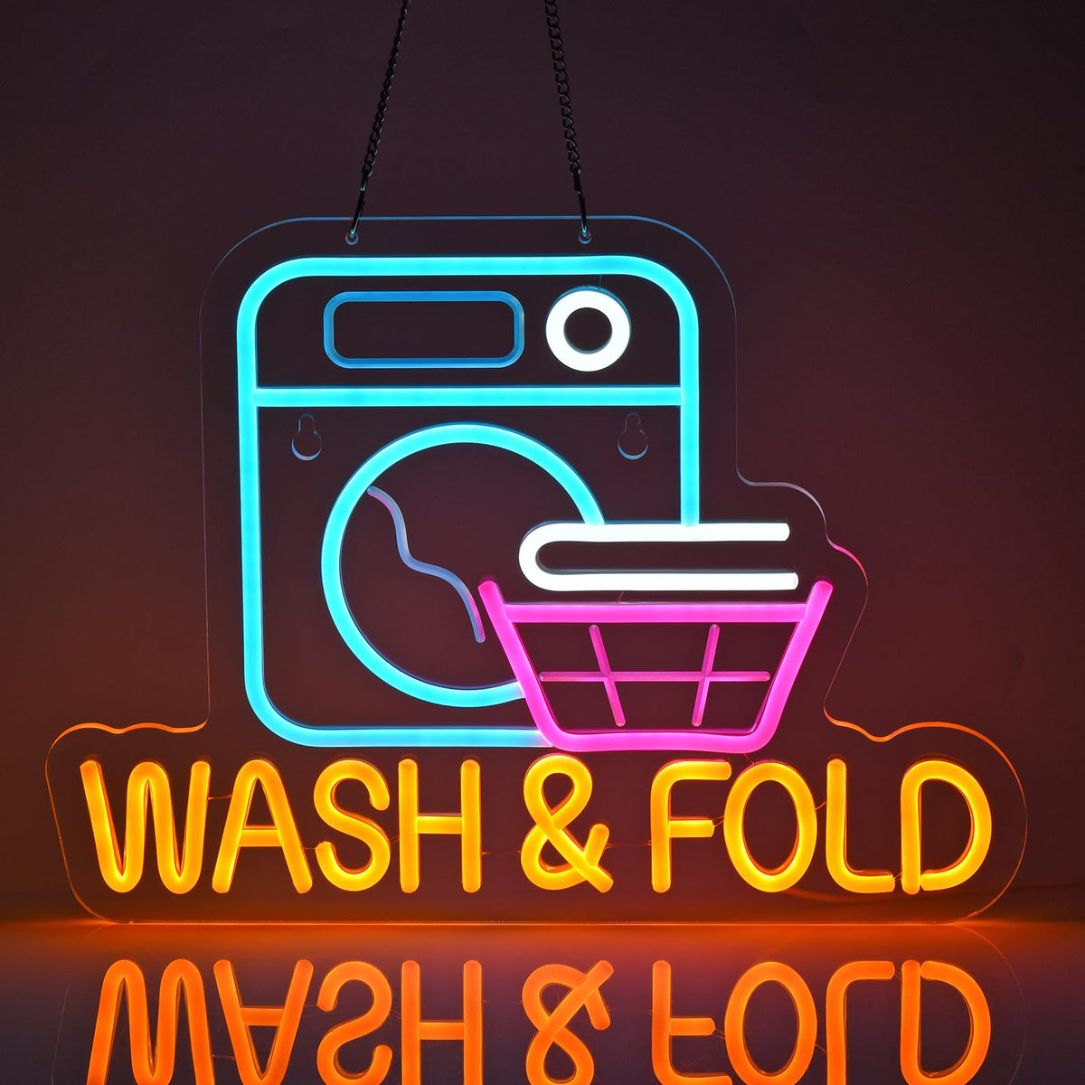 Thai Food Neon Sign for Wall Decor LED Light up Sign Home Kitchen Thailand Restaurant Business Signage Southeast Asian Food Shop 16.1" x 12.6" Led Art Hanging Decorative Gifts