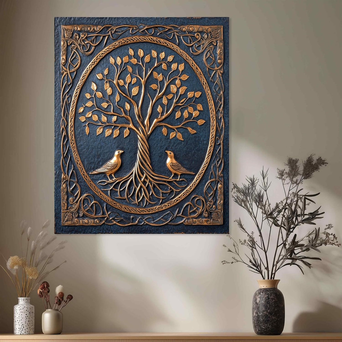Copper Wall Art, Rustic and Modern Copper Wall Decor, Decorative Wall Panel, Art for Home Decor, Premium UV-Printed Metal Panel, Gift for Home