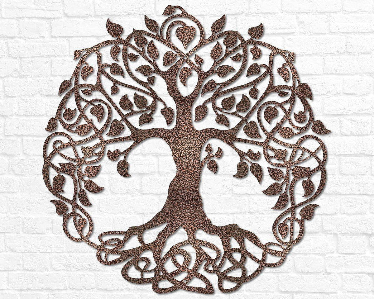 Metal Tree of Life Wall Art | Outdoor Home Sign | Garden Decor | Outdoor Sign, Weatherproof, Tree of Life Housewarming Gift, Anniversary Present