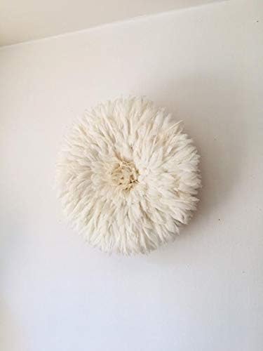 White Juju Hat, Home Decor Juju Hat, Boho Room Decor, Boho Wall Decor, African Juju Hat, Bamileke Juju Hat, Jujuhat, Large Juju hat in 26" or 65cm Diameter