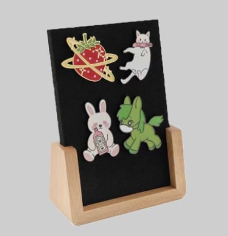 Pin Board, Pin Display, Badge Display, Pin Holder, Pin Collection, Enamel Pins, Pins, Brooches, Lapel Pin， Felt and Cork Pin Board Storage