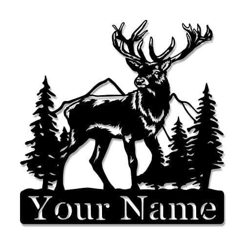Metal Last Name Sign Personalized Family Name Decorative Signs with Established Date Bedroom Wall Decor for Couples, Metal Wall Art, Split Letter Monogram Housewarming Gift