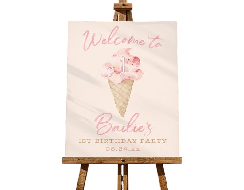 Personalized Photo Birthday Welcome Sign Custom Floral Poster Elegant Wildflower Party Entrance Board Unique Event Decor Customizable Picture Display for Birthday Celebration Girls Boys Adults