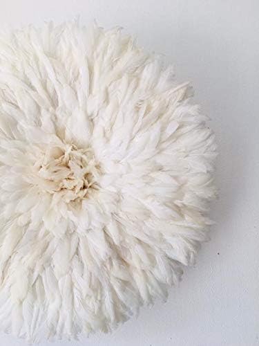 White Juju Hat, Home Decor Juju Hat, Boho Room Decor, Boho Wall Decor, African Juju Hat, Bamileke Juju Hat, Jujuhat, Large Juju hat in 26" or 65cm Diameter