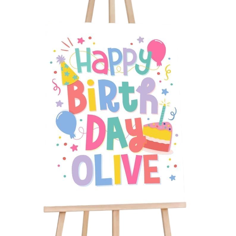 Personalized It's Fun To Be One Birthday Welcome Sign Custom First Birthday Party Poster 1st Celebration Decor Unique Baby Welcome Board First Bday Event Sign Custom Photo Party Display