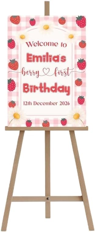 Personalized Happy Birthday Welcome Sign Custom Poster for Adults Elegant Gold Birthday Party Decoration Modern Milestone Celebration Board Customized Printed Entrance Display for Event Decorations