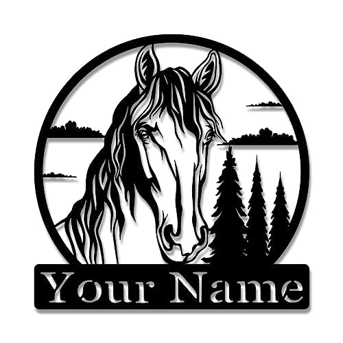 Metal Last Name Sign Personalized Family Name Decorative Signs with Established Date Bedroom Wall Decor for Couples, Metal Wall Art, Split Letter Monogram Housewarming Gift