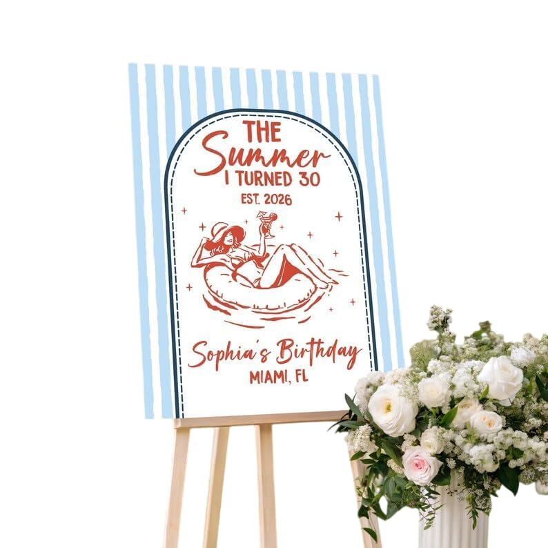 Personalized It's Fun To Be One Birthday Welcome Sign Custom First Birthday Party Poster 1st Celebration Decor Unique Baby Welcome Board First Bday Event Sign Custom Photo Party Display