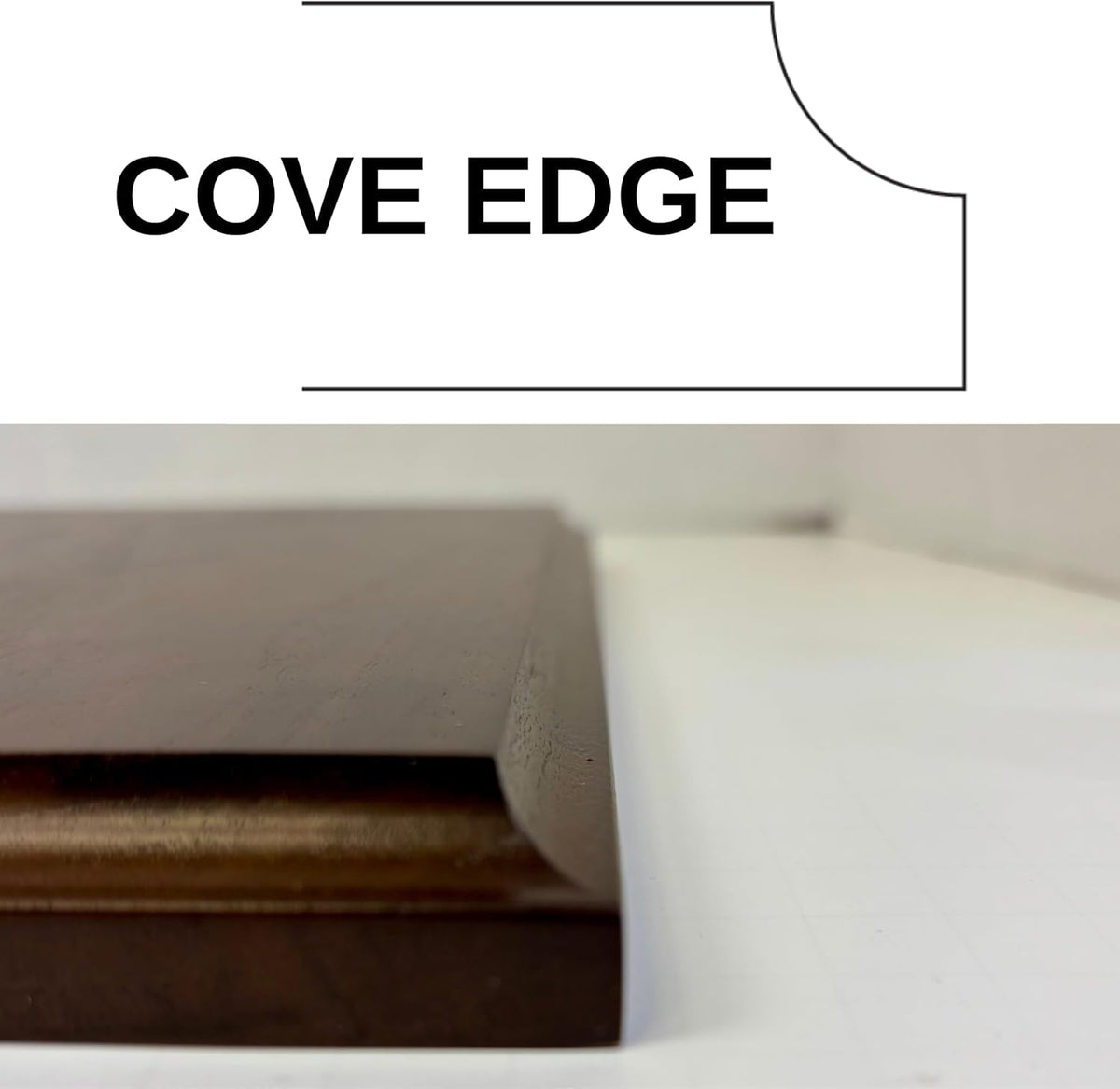 Genuine Walnut Blank Plaques – Award & DIY Engraving Boards | 100% Solid Wood, Multiple Sizes, Cove-Edge, Laser Engravable & Wall Mount Ready (7x9 inch)