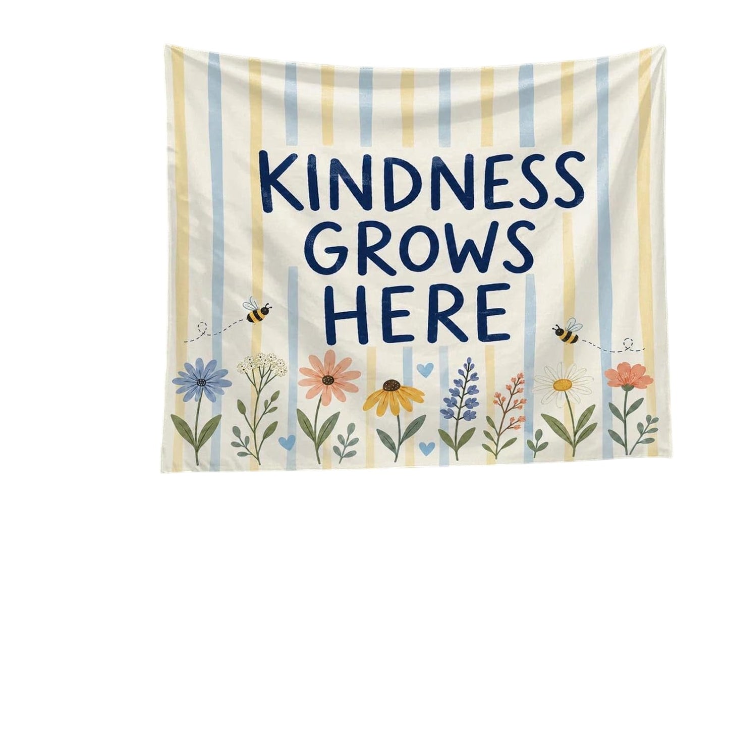 Classroom Tapestry Cute Grid Border Globe Pencil Poster Decor for School Teachers Bulletin Board Banner Composition Notebook Pattern Wall Art for Back to School Teacher Appreciation Classroom Decoration