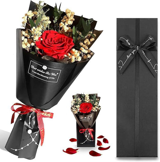 Preserved Red Rose in Gift Box