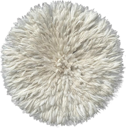 White Juju Hat, Home Decor Juju Hat, Boho Room Decor, Boho Wall Decor, African Juju Hat, Bamileke Juju Hat, Jujuhat, Large Juju hat in 26" or 65cm Diameter