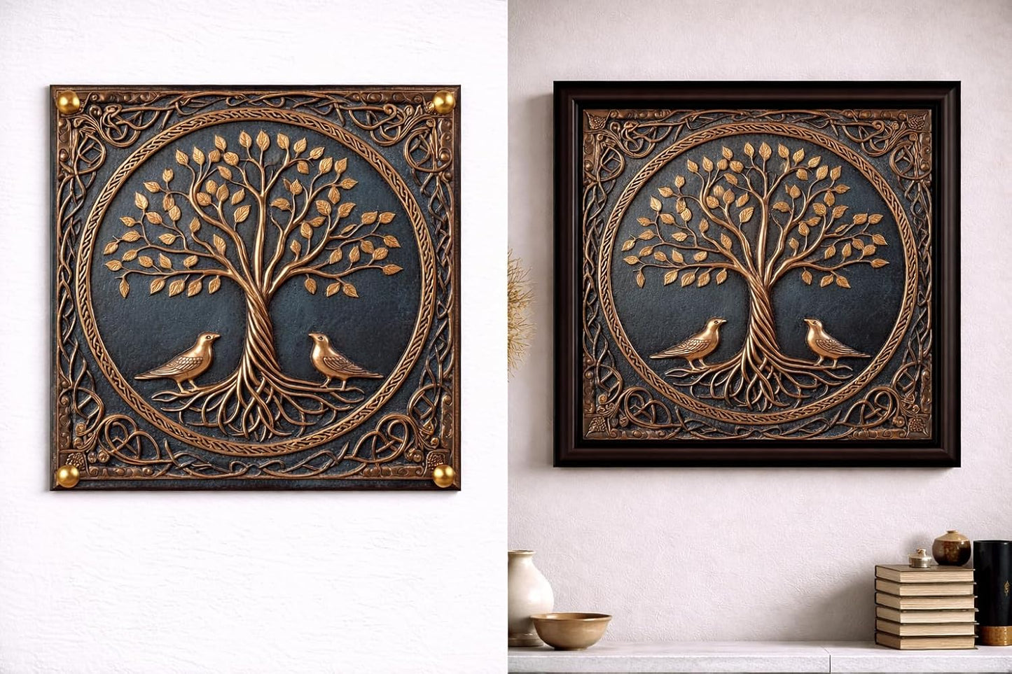 Copper Wall Art, Rustic and Modern Copper Wall Decor, Decorative Wall Panel, Art for Home Decor, Premium UV-Printed Metal Panel, Gift for Home