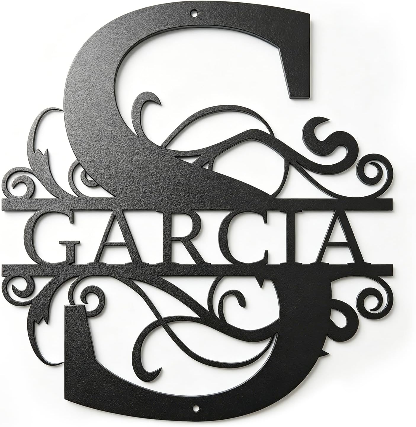 Custom Metal Name Sign, Personalized Family Name Sign, Metal Wall Art Outdoor, Custom Metal Signs for Outside, Last Name Signs for Home, Personalized Wedding Gifts for the Couple (Name Sign)