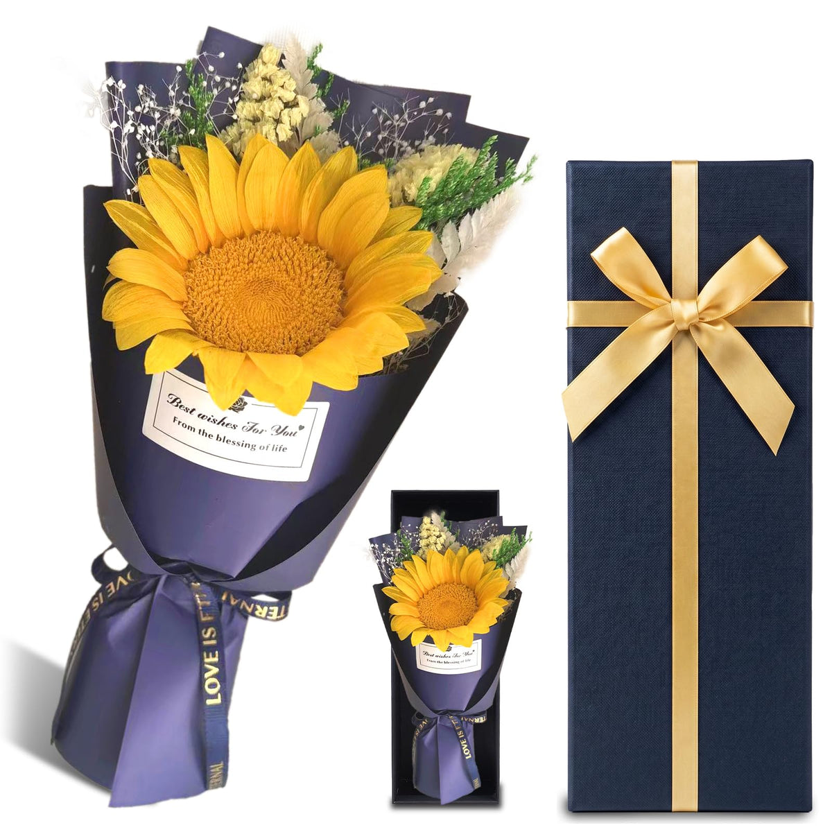 Preserved Red Rose in Gift Box