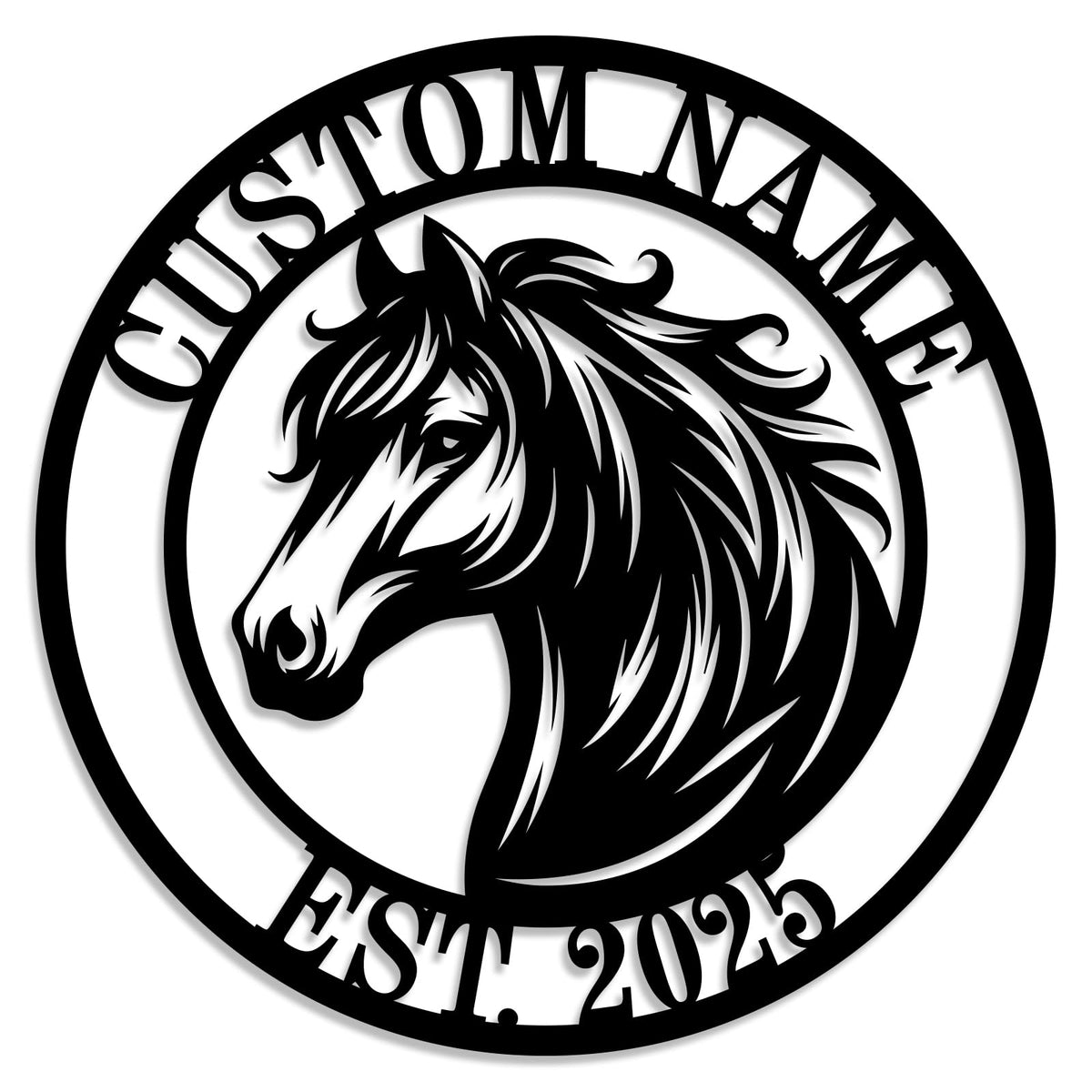 Personalized Lion Metal Sign，Customized Lion Decorative Wall Art ，Home Decor Wall，Animal Metal Wall Art, Wild Animal Decor Gift for Lion Lovers