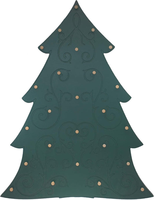 Christmas Tree ornament display for wall