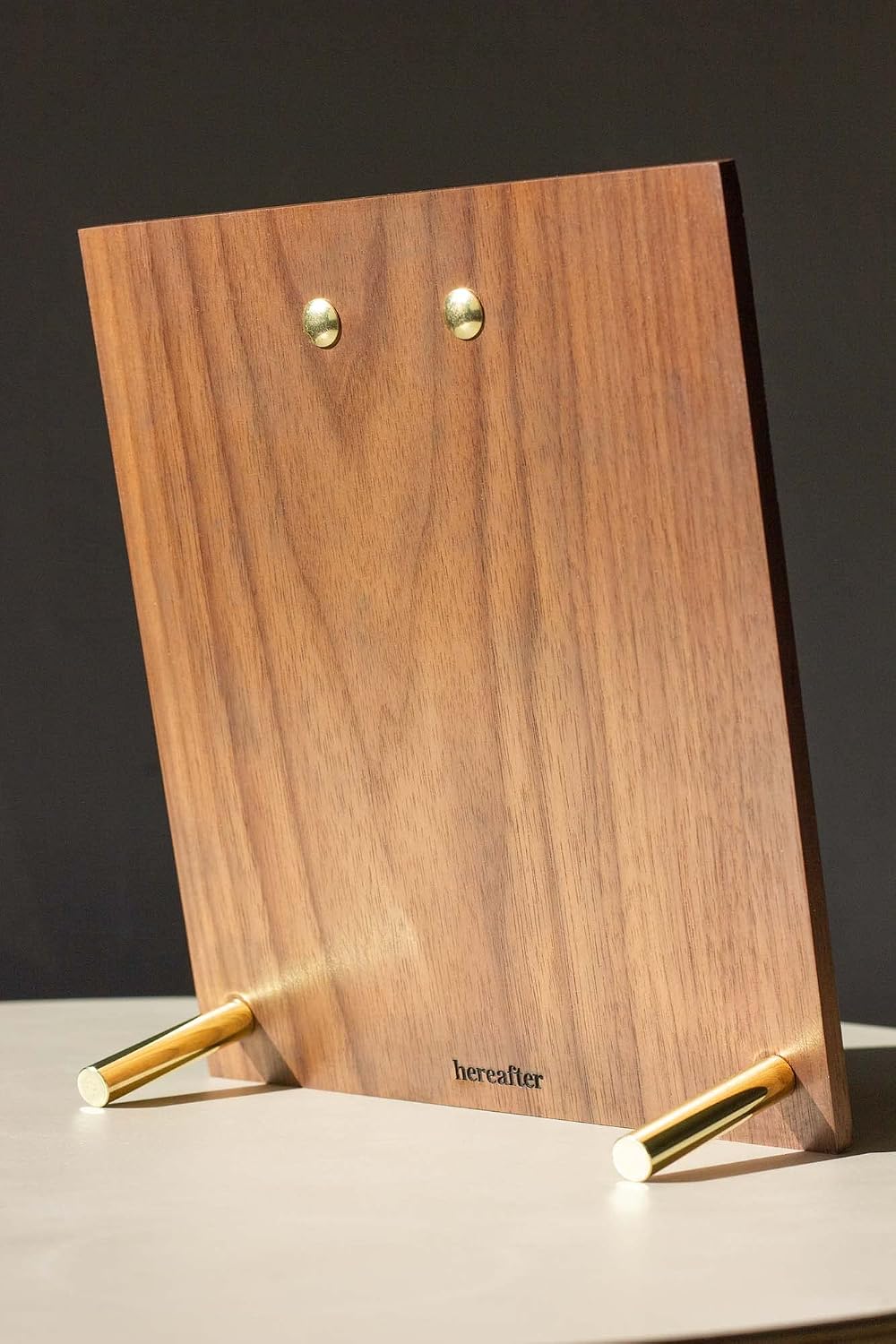 The Mountains Are Calling Wood Frame [Custom Engraved Photo Holder, Picture Display, Clipboard, Wedding, Anniversary]