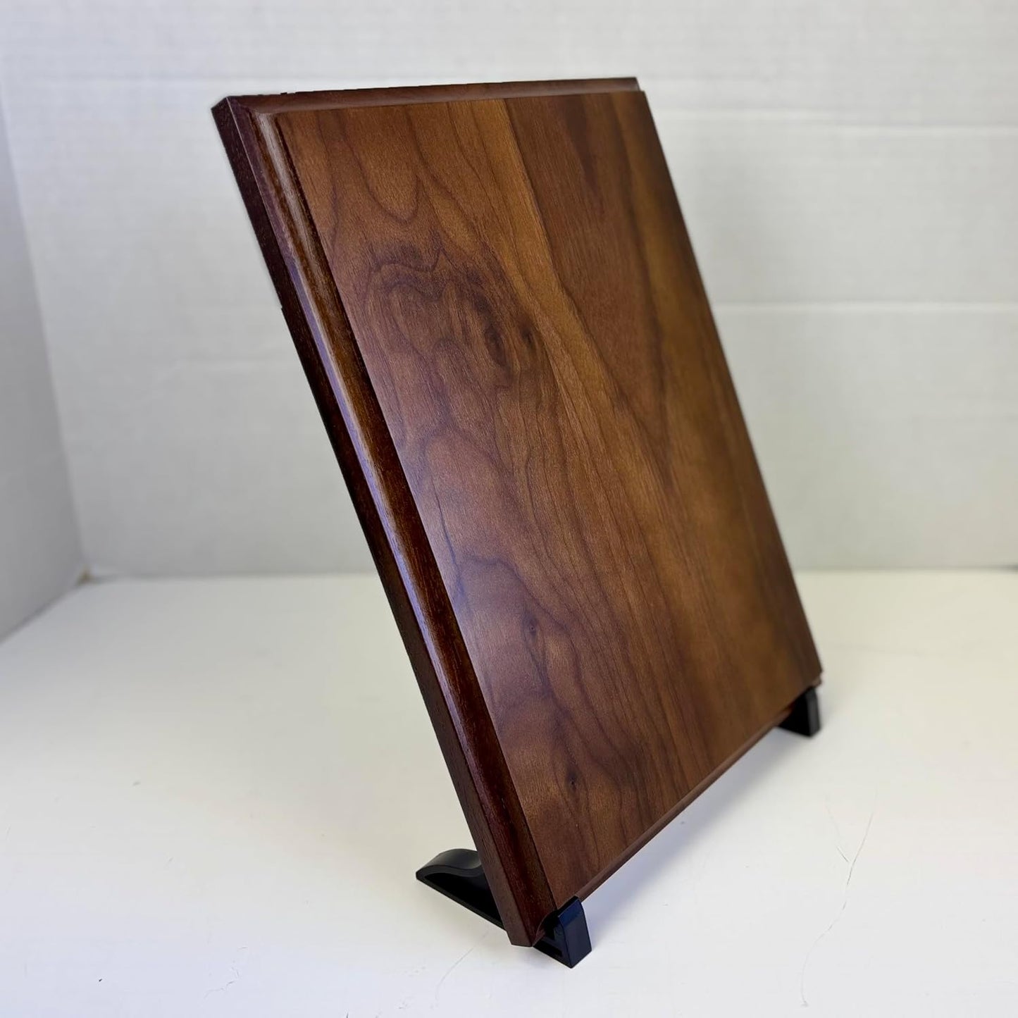 Genuine Walnut Blank Plaques – Award & DIY Engraving Boards | 100% Solid Wood, Multiple Sizes, Cove-Edge, Laser Engravable & Wall Mount Ready (7x9 inch)