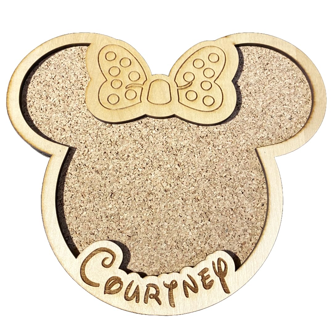 Personalized Pin Holder/Trading Pin Display/Disney inspired Cork Board/Home Decor (Castle, 12")