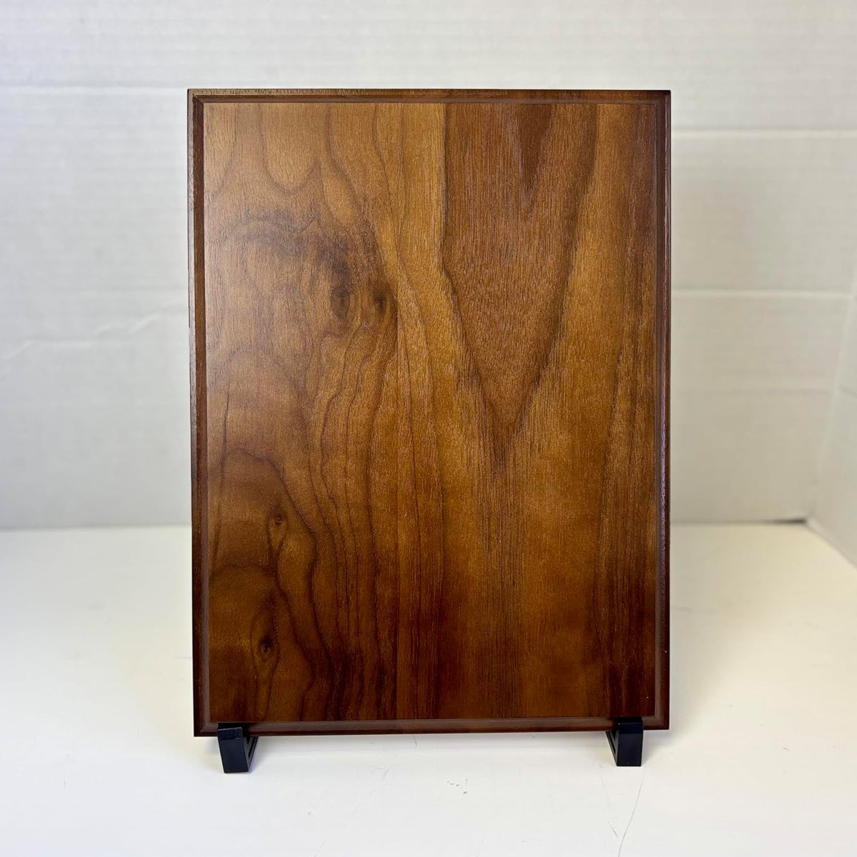 Genuine Walnut Blank Plaques – Award & DIY Engraving Boards | 100% Solid Wood, Multiple Sizes, Cove-Edge, Laser Engravable & Wall Mount Ready (7x9 inch)