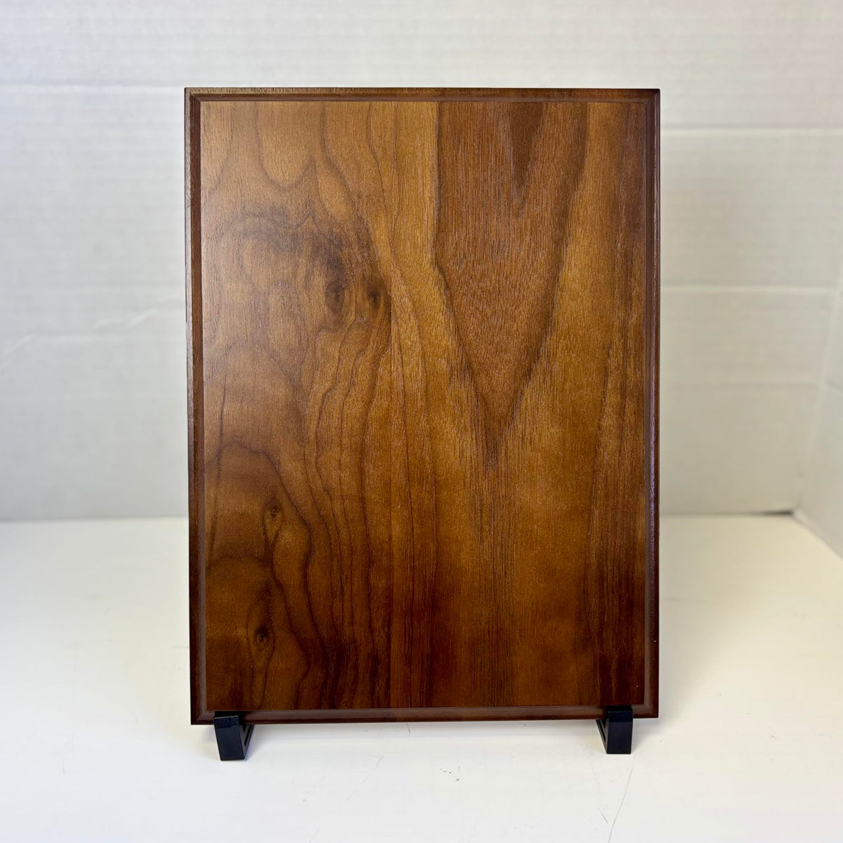Genuine Walnut Blank Plaques – Award & DIY Engraving Boards | 100% Solid Wood, Multiple Sizes, Cove-Edge, Laser Engravable & Wall Mount Ready (7x9 inch)
