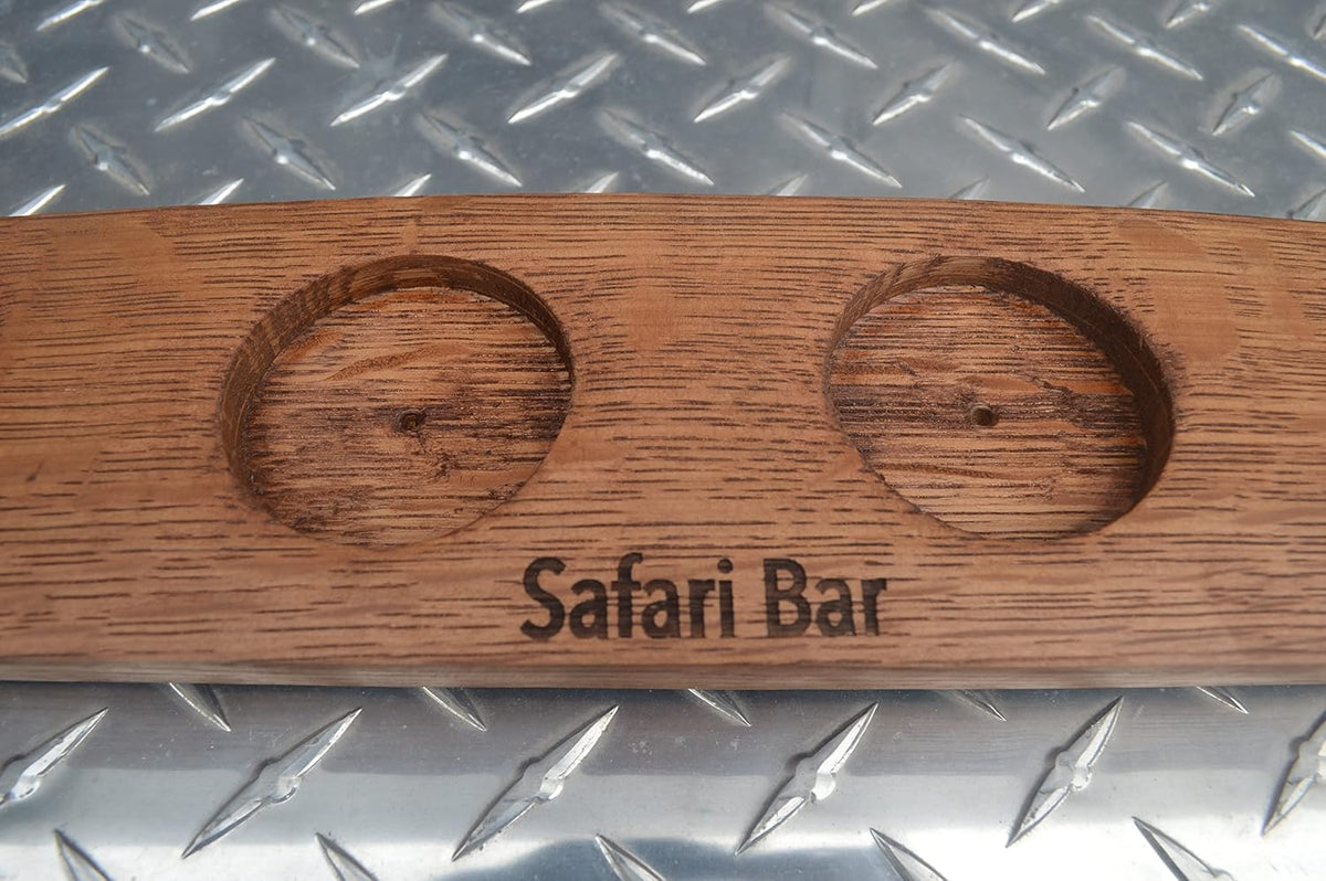 Personalized Laser Engraved Whiskey Glass Flight Tasting Board Holder 3, 4 or 5 Made from a Kentucky Bourbon barrel stave (Glasses Not Included) (5 Glass, English Chestnut)