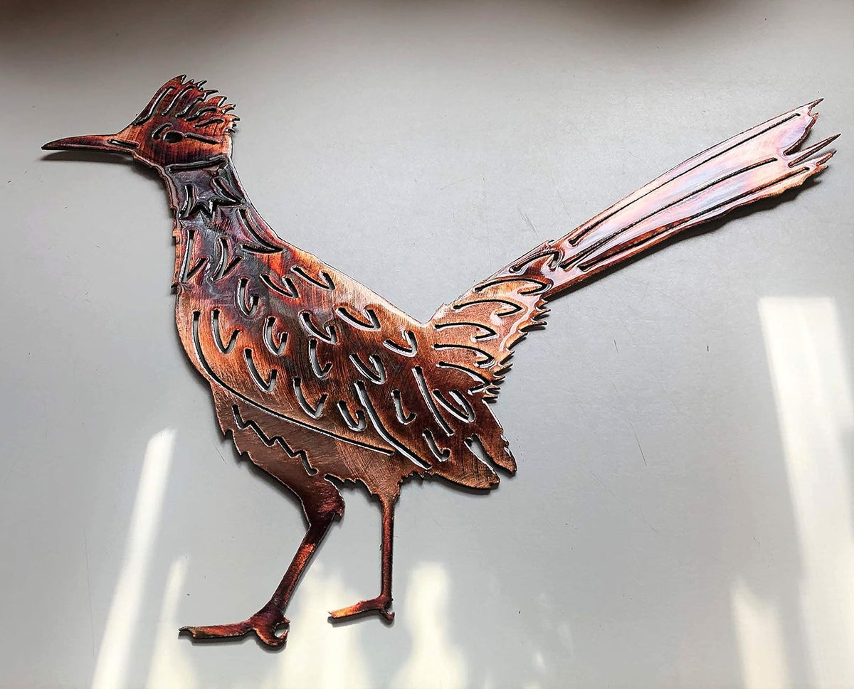 Arizona Roadrunner Metal Wall Art Décor 4 Sizes to choose from