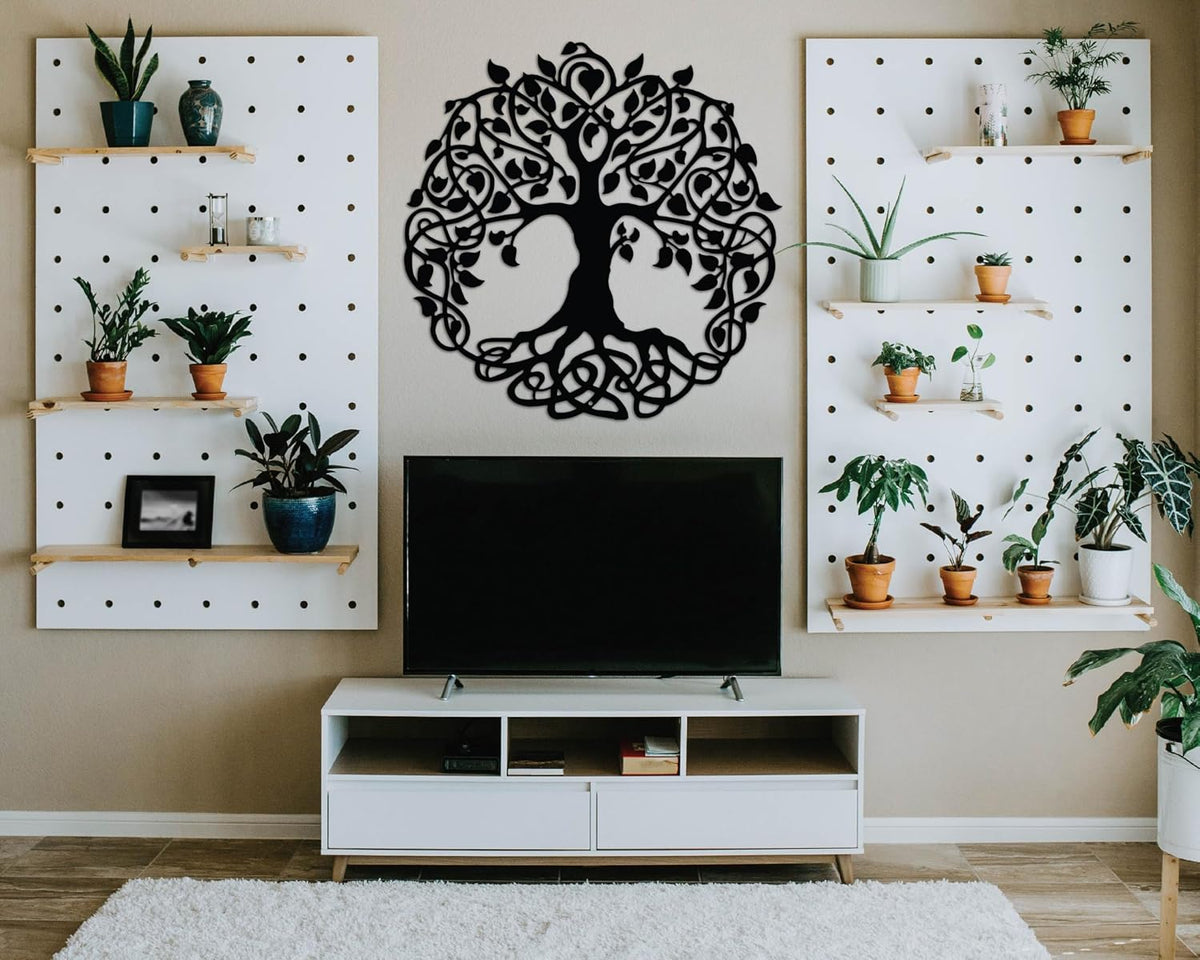 Metal Tree of Life Wall Art | Outdoor Home Sign | Garden Decor | Outdoor Sign, Weatherproof, Tree of Life Housewarming Gift, Anniversary Present