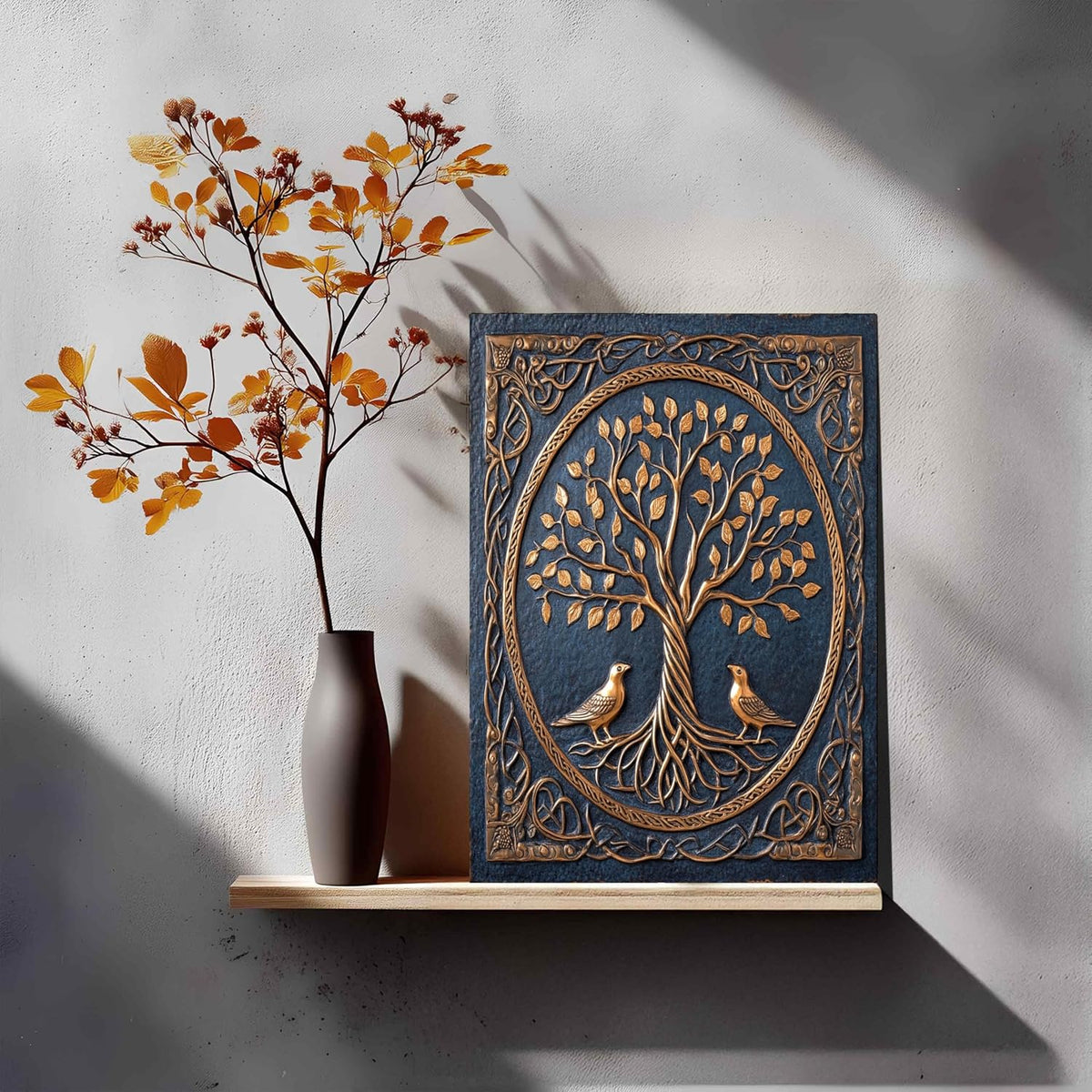 Copper Wall Art, Rustic and Modern Copper Wall Decor, Decorative Wall Panel, Art for Home Decor, Premium UV-Printed Metal Panel, Gift for Home