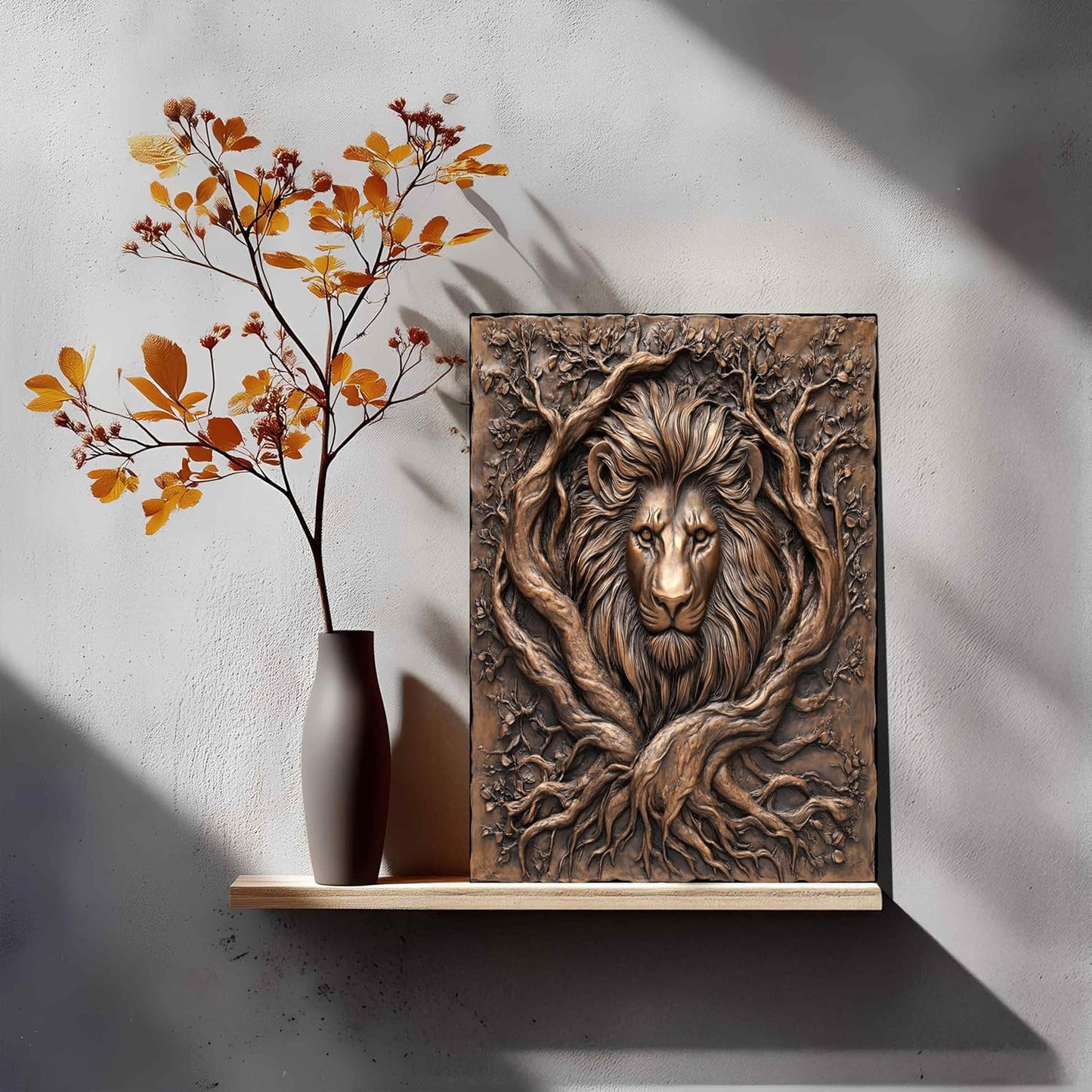 Copper Wall Art, Rustic and Modern Copper Wall Decor, Decorative Wall Panel, Art for Home Decor, Premium UV-Printed Metal Panel, Gift for Home
