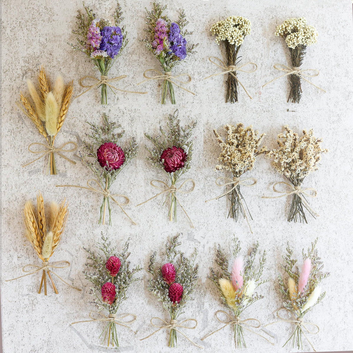 14pcs Dried Flowers Forget-me-not Bouquet With Stems Natural Dried Flowers Dry Pressed Flower Bouquet Vase, Boutonniere Table Centrepiece Cake Flowers Diy, Photo Shoot Props, Wedding, Party Decoration