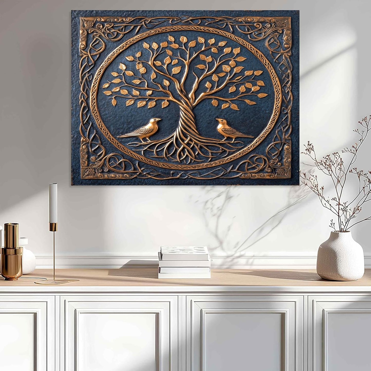 Copper Wall Art, Rustic and Modern Copper Wall Decor, Decorative Wall Panel, Art for Home Decor, Premium UV-Printed Metal Panel, Gift for Home