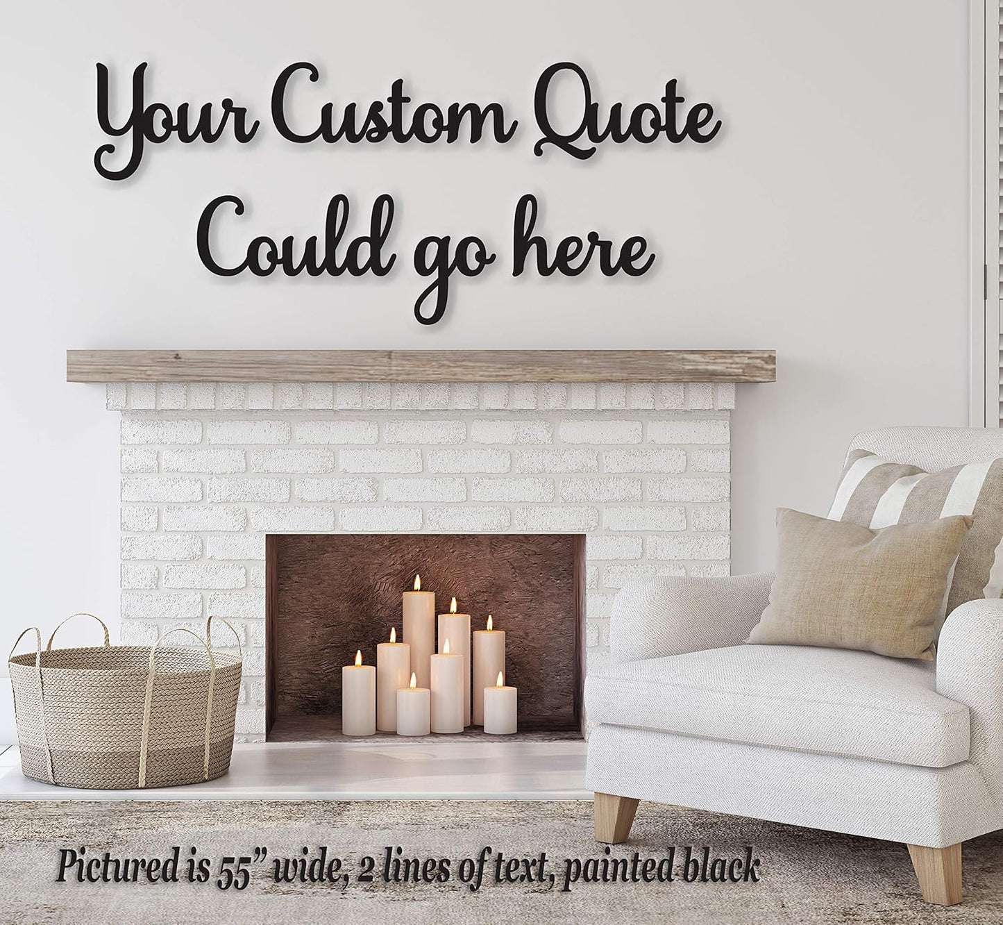 Custom Wood Word Signs, Phrase & Custom Quotes for wall decor, Do it yourself projects, Wooden Word Cut outs for wall art